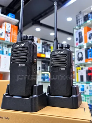Inrico PD660 Powerful Two-Way Radio with Charging Base
