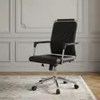 Executive High Backrest Office Chair with Fixed Arm - 3