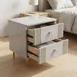 Modern 2-Drawer Bedside Table - 1