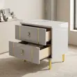 Modern 2-Drawer Bedside Table - 4