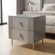 Modern 2-Drawer Bedside Table - 5