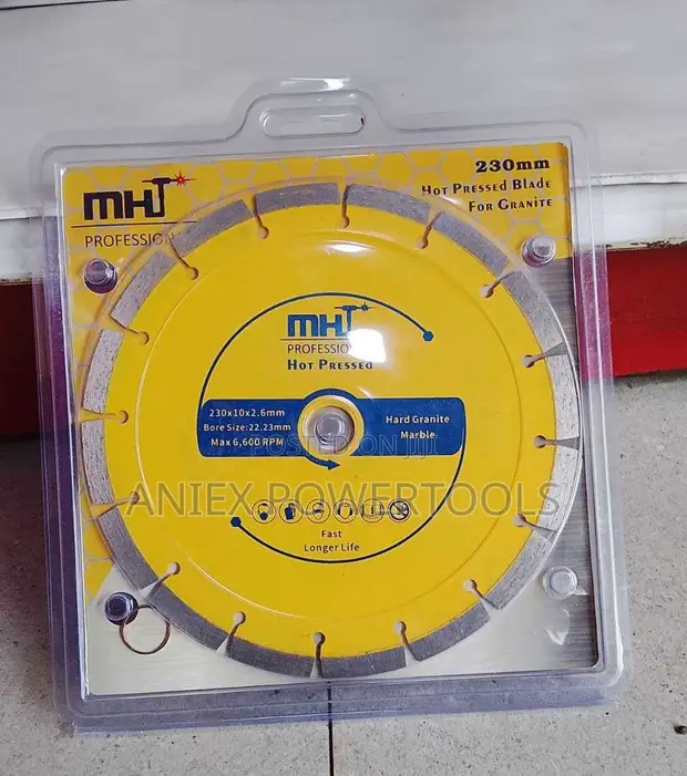 MHT Professional 230mm Hot-Pressed Diamond Cutting Blade - 1