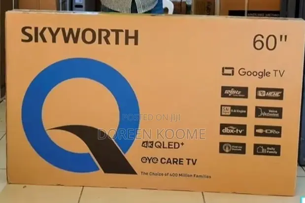 Skyworth 60" QLED Google TV 4K - 1
