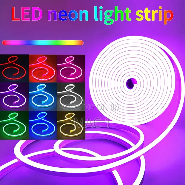 Nuru ya Kamba ya Neon ya LED ya RGB-IC yenye Kidhibiti - 1
