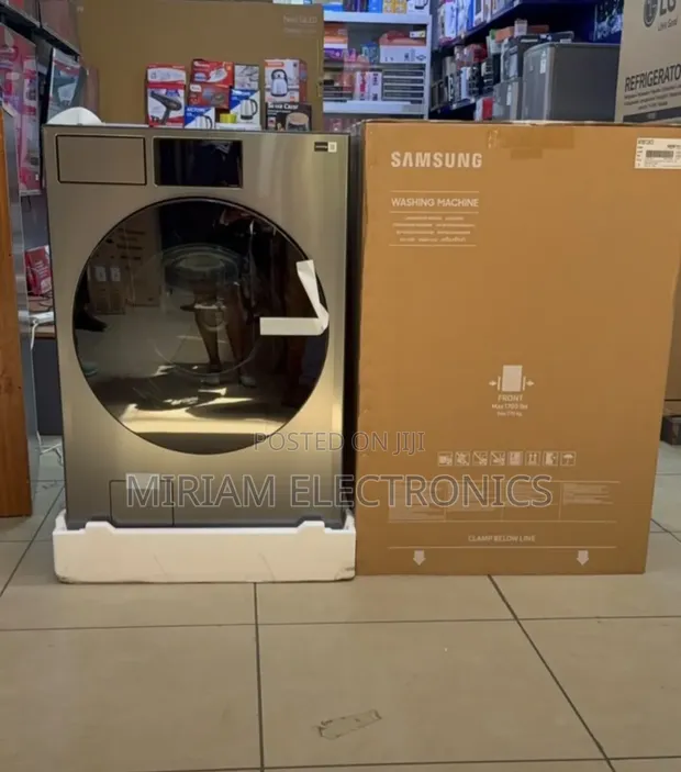 Samsung 26KG Bespoke AI Front Load Washing Machine WF90F26ADSNQ - 1