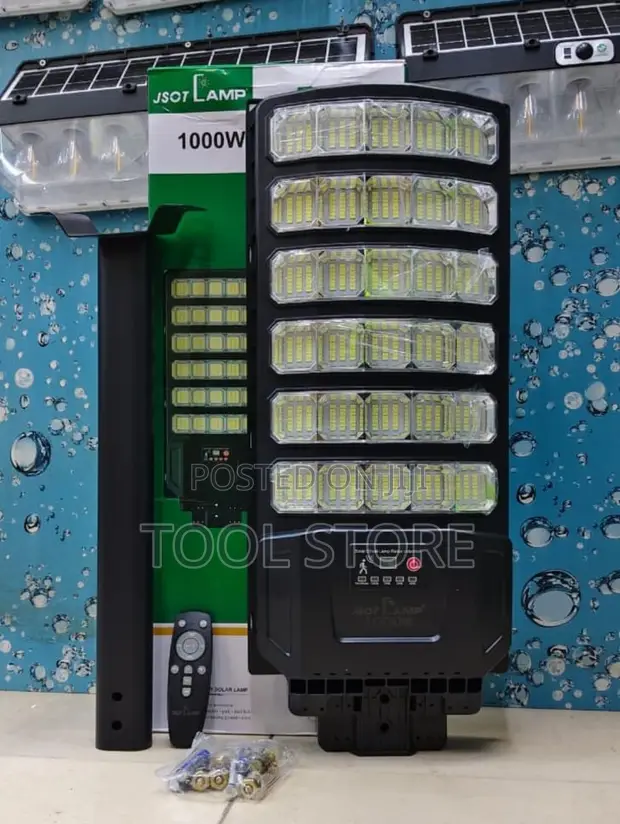 1000W RC Solar Security & Street Light - 1