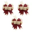 Kishale cha Krismasi cha Plaid Nyeusi na Nyeupe - 3