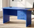 1400mm Blue Clerical Staff Workstation - 4