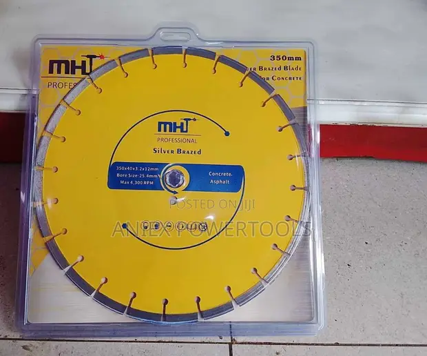 MHT Silver Brazed Diamond Cutting Blade (350mm) - 1