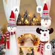 Vifungio vya Pazia vya Krismasi - Santa, Snowman, Reindeer - 1