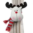 Vifungio vya Pazia vya Krismasi - Santa, Snowman, Reindeer - 4