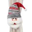 Vifungio vya Pazia vya Krismasi - Santa, Snowman, Reindeer - 5