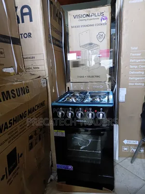 Vision Plus 50x50 Gas & Electric Cooker with 55L Oven