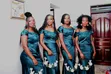 Mavazi ya Biarusi ya Emerald Green Satin yenye Lace - 2