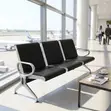 3-Link Hard Padded Office Reception Bench - 2