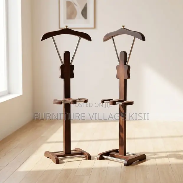 Executive Mahogany Coat Hanger - 1