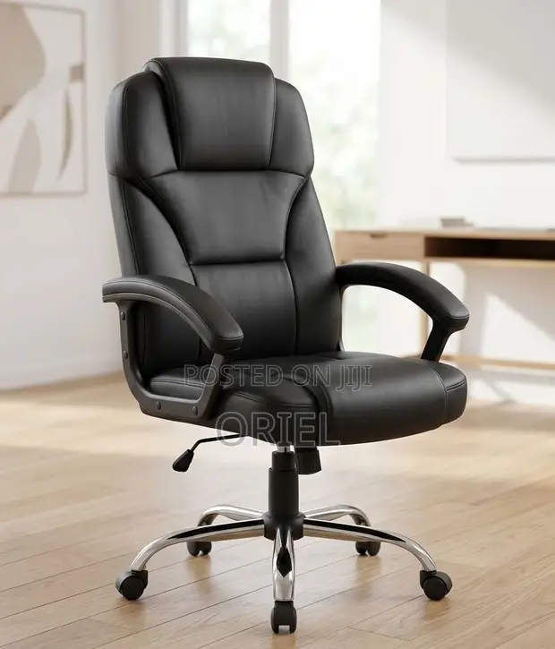 Executive Leather Adjustable Office Chair - 1