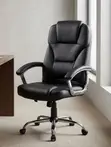 Executive Leather Adjustable Office Chair - 2