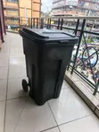 Tangi la Takataka la Kibiashara la Lita 120 na Magurudumu - 2