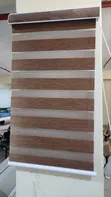 Zebra/Roller Blinds za Mlalo kwa Jiko na Ofisi - Brown - 3