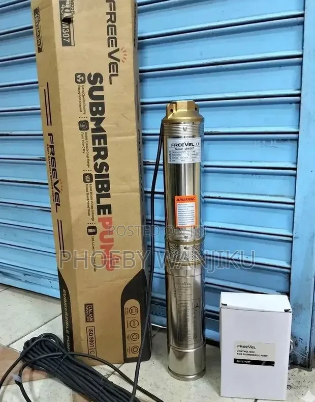 FreeVel Deep Well Submersible Water Pump 0.75HP - 1