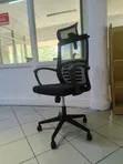 High-Back Mesh Executive Office Chair with Lumbar Support - 1