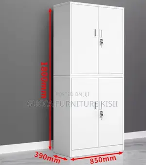 4 Unit Metallic Multipurpose Storage Cabinet