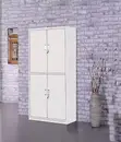 4 Unit Metallic Multipurpose Storage Cabinet - 4