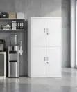 4 Unit Metallic Multipurpose Storage Cabinet - 5