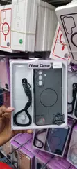 Kifuniko Nyeusi cha Sumaku na Mkanda wa Mkono kwa Samsung Galaxy A36 5G - 1