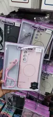 Pink MagSafe Silicone Case for Samsung Galaxy A37 5G - 1