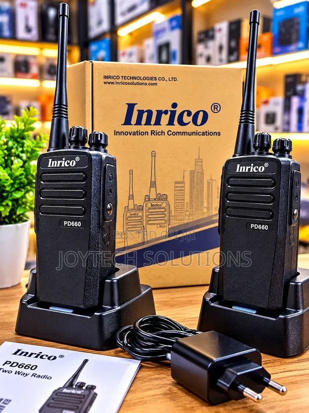 Inrico PD660 Portable FM Transceiver Walkie Talkie - 1