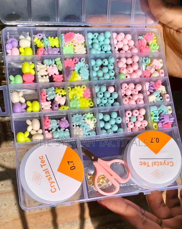 Clay Beads Kit - Assorted Colors & Shapes - 1