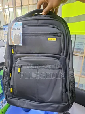 Duslang Laptop Backpack Nyeusi