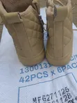 A Bathing Ape Brown Microfiber Boots - Size 4.5 - 2