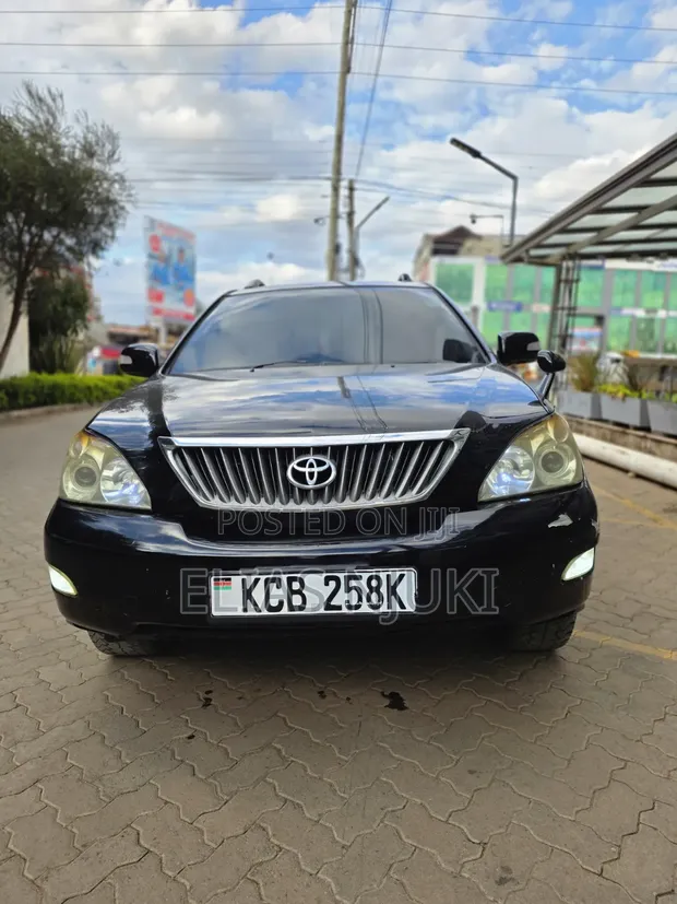 Toyota Harrier 2008 Nyeusi - 1