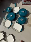 11pcs Enamel Cast Iron Cookware Set - 1