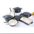 11pcs Enamel Cast Iron Cookware Set - 2