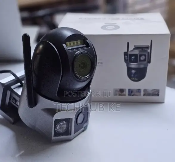 Outdoor 4G PTZ Camera with Multi-Lens, Auto Tracking, Color Night Vision - 1