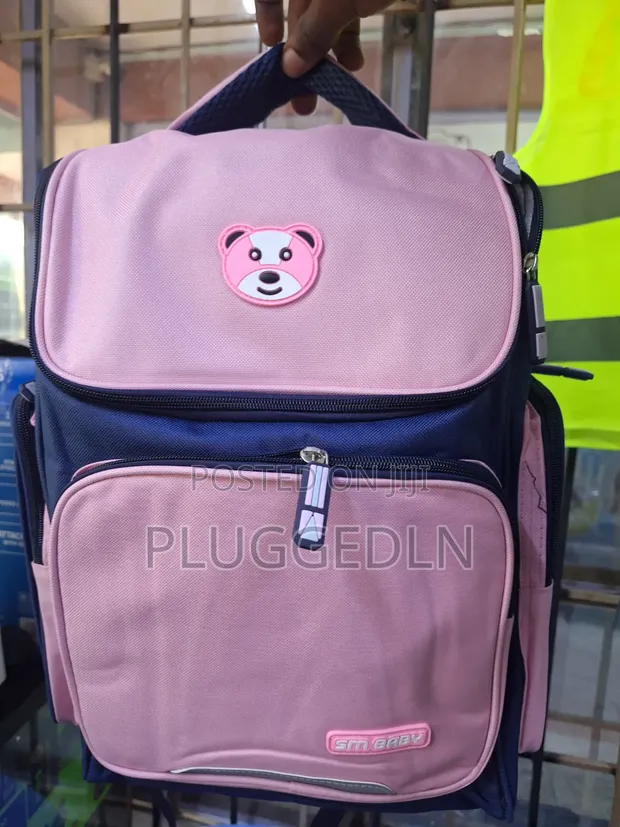Children's Box-Style School Backpack - 1