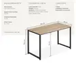 120cm Computer Desk with Waterproof MDF Board - 1