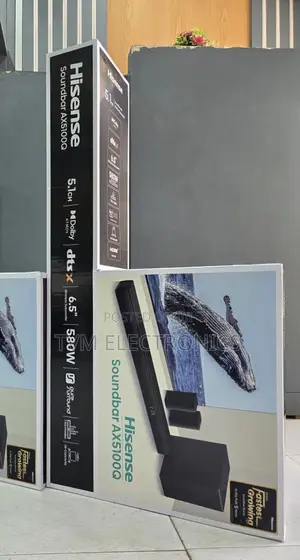 Hisense 5.1CH Wireless Soundbar AX5100Q 580W Dolby Atmos