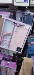 Kifaa cha Pink Magnetic Silicone chenye Mkanda wa Mkono kwa Samsung Galaxy A56 5G - 2