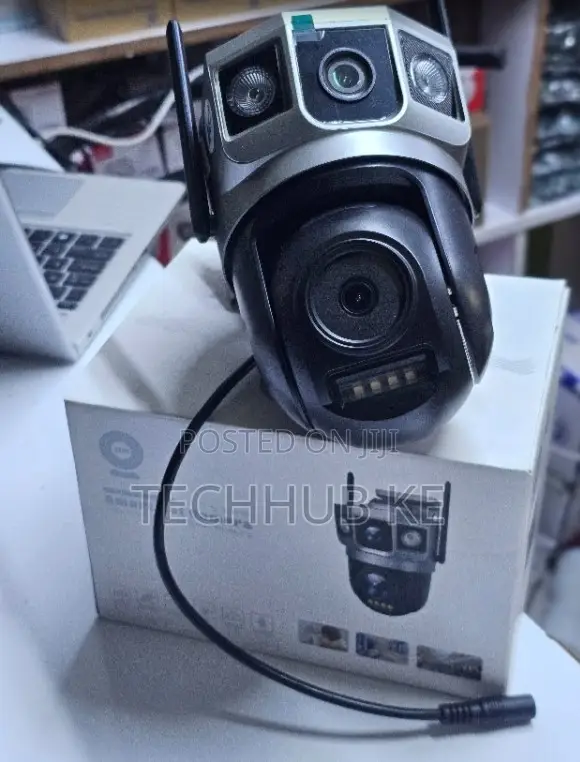 Dual Lens 4G PTZ Smart Home Security Camera - 1
