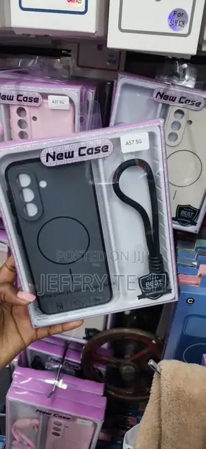 Kava Nyeusi ya MagSafe ya Sumaku kwa Samsung Galaxy A57