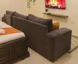 5-Seater L-Shaped Grey Sofa - 1