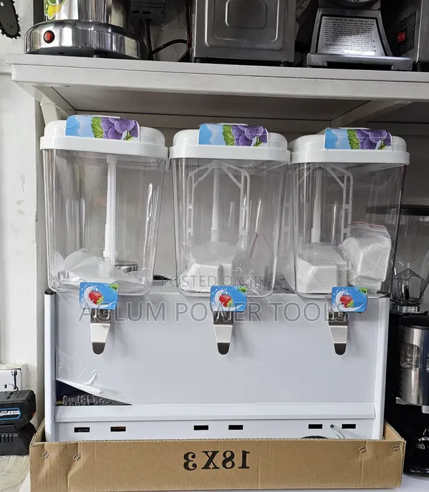 3-Tank Juice Dispenser 18L x 3 Automatic - 1