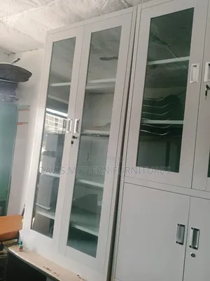 Metallic Office Cabinet - Full Height