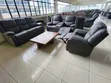 Premium Fabric 6 Seater Recliner Sofa Set - 3