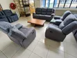 Premium Fabric 6 Seater Recliner Sofa Set - 4